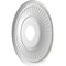 Ekena Millwork Berkshire PVC Medallion (Canopies up to 7"), 16"OD x 3 1/2"ID x 1"P, Universal Metallic Pearl Mist CMP16BEEPE - alternate 5